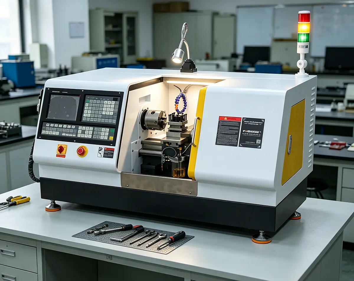Compact 5-axis CNC milling machine